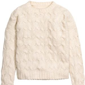 Beige Knit Sweater H&M